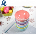 Wholesale Colorful Salad Food Safe Ceramic Fruit Bowl